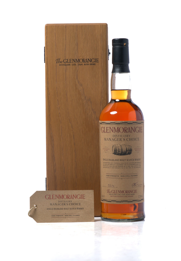 Glenmorangie 1987 13 Year Old Distillery Manager's Choice Bottled 2001 With Original Wooden Box