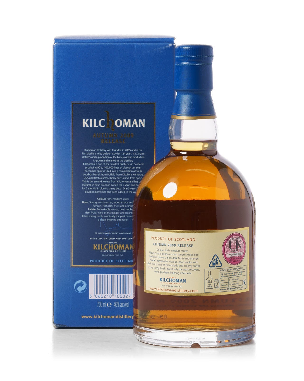 Kilchoman Autumn 2009 Release With Original Box – Mark Littler