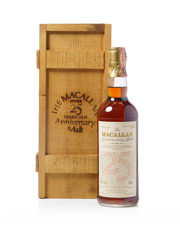The Macallan Anniversary Malt Vertical Collection – The Only Known Complete Set Of Every Release (19 bottles)