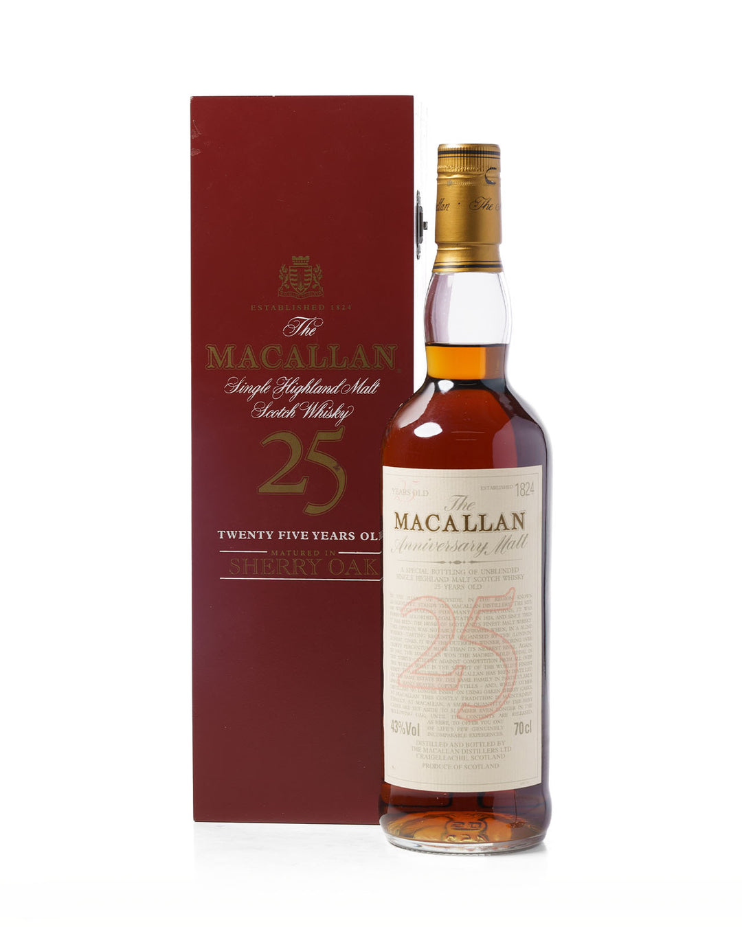 The Macallan Anniversary Malt Vertical Collection – The Only Known Complete Set Of Every Release (19 bottles)