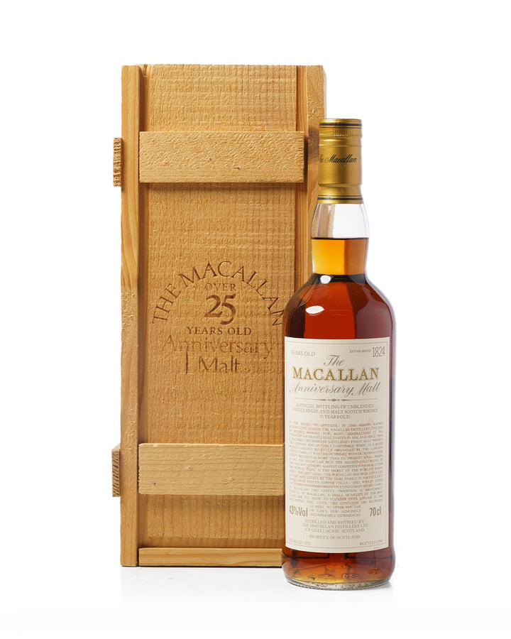 The Macallan Anniversary Malt Vertical Collection – The Only Known Complete Set Of Every Release (19 bottles)