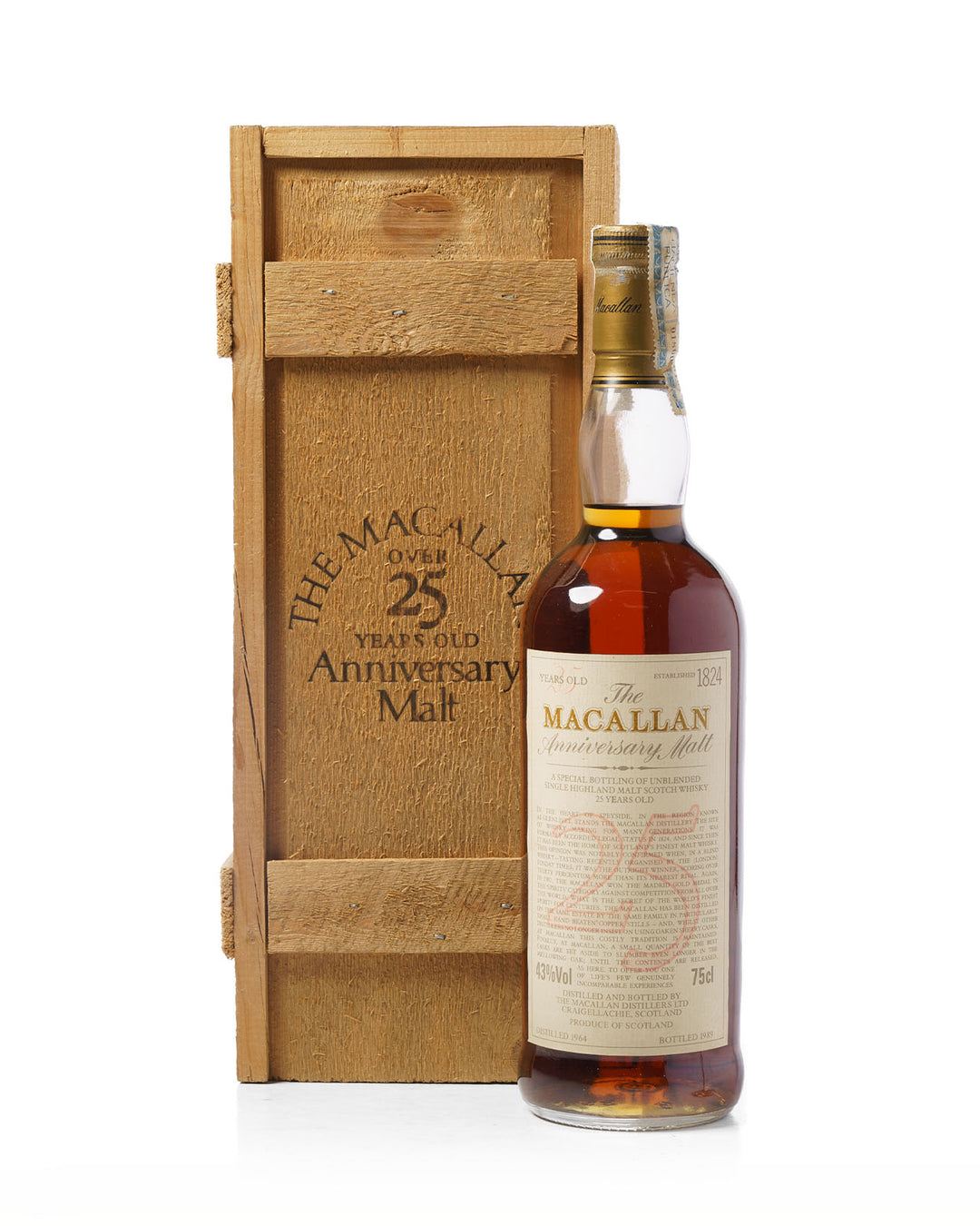 The Macallan Anniversary Malt Vertical Collection – The Only Known Complete Set Of Every Release (19 bottles)