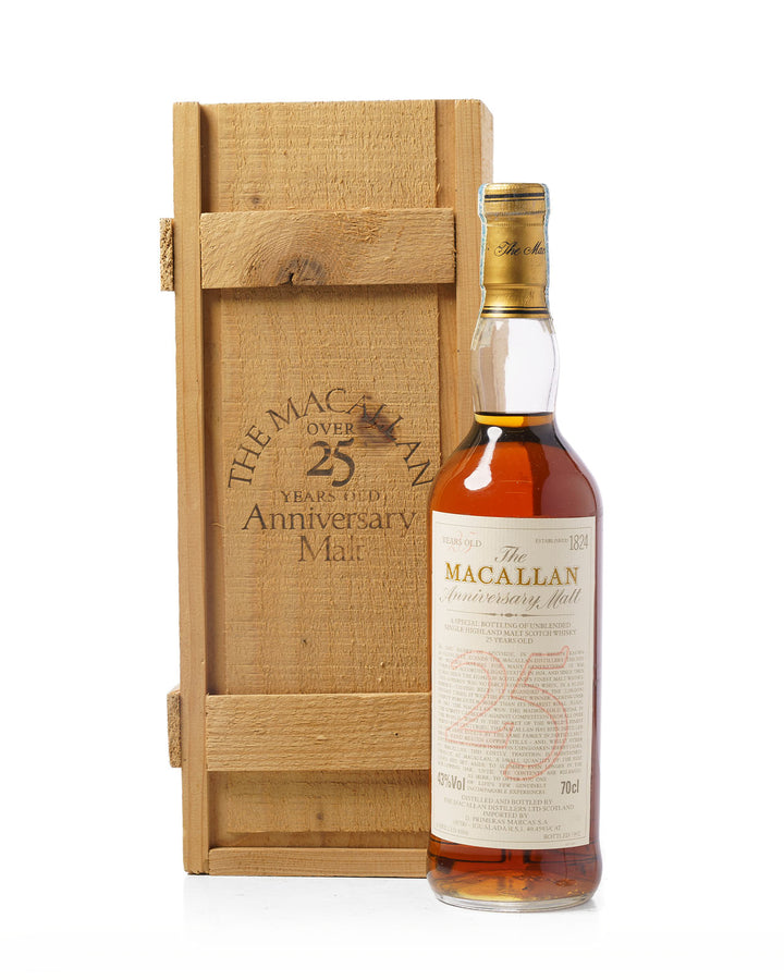 The Macallan Anniversary Malt Vertical Collection – The Only Known Complete Set Of Every Release (19 bottles)