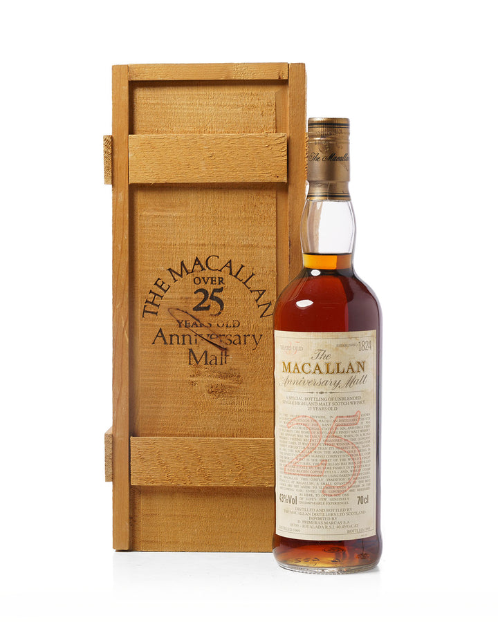 The Macallan Anniversary Malt Vertical Collection – The Only Known Complete Set Of Every Release (19 bottles)