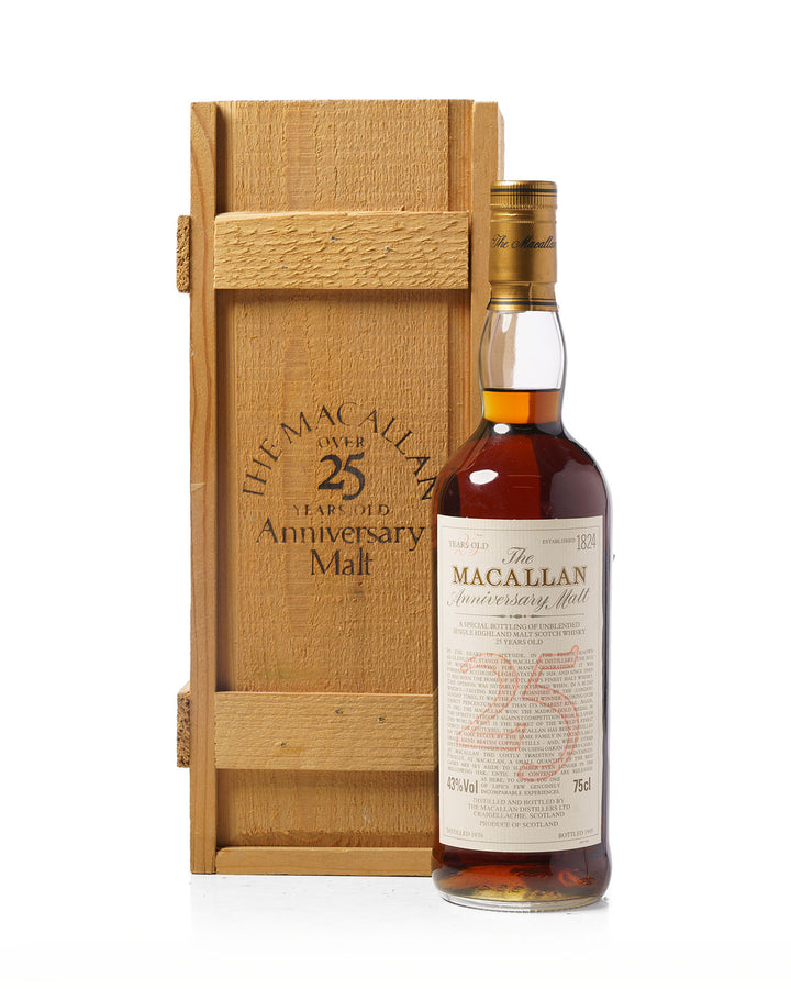 The Macallan Anniversary Malt Vertical Collection – The Only Known Complete Set Of Every Release (19 bottles)