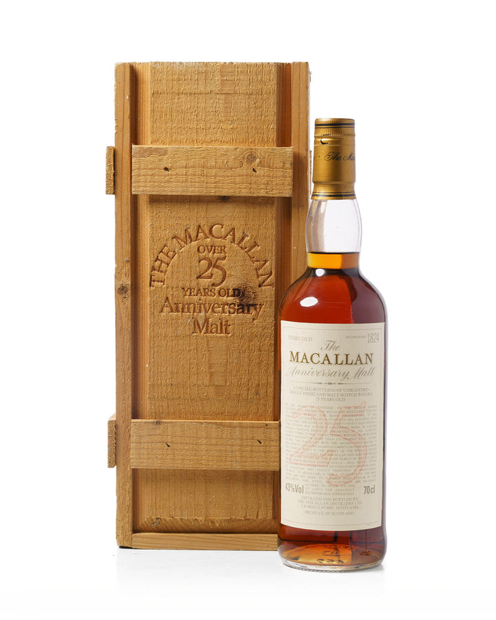 The Macallan Anniversary Malt Vertical Collection – The Only Known Complete Set Of Every Release (19 bottles)