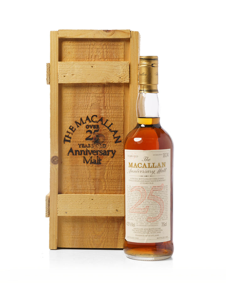The Macallan Anniversary Malt Vertical Collection – The Only Known Complete Set Of Every Release (19 bottles)