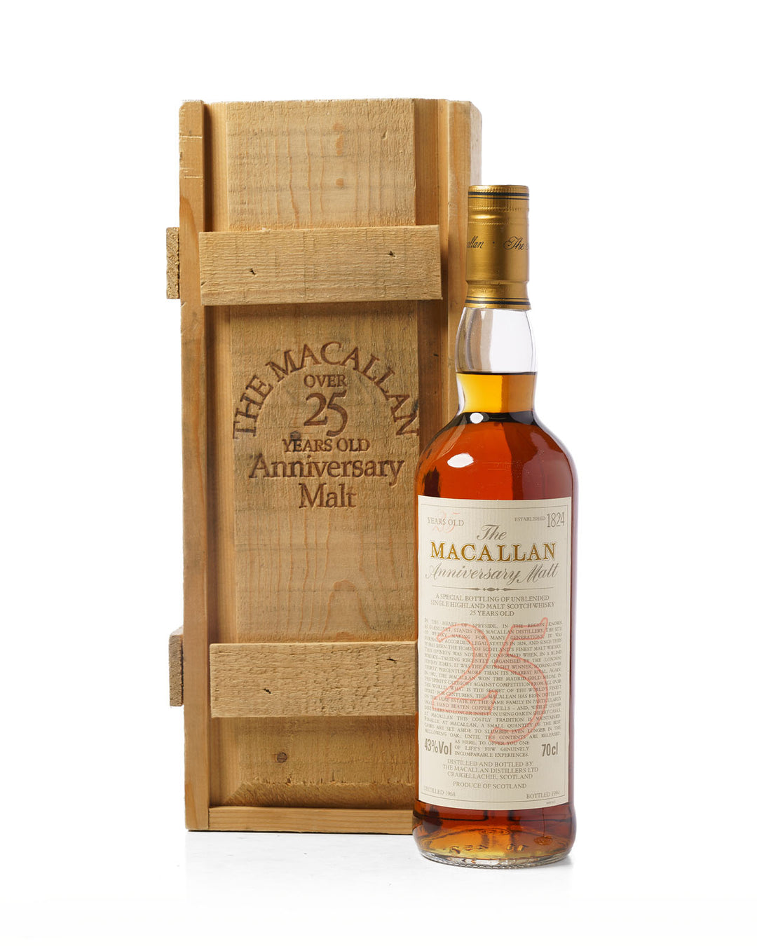 The Macallan Anniversary Malt Vertical Collection – The Only Known Complete Set Of Every Release (19 bottles)