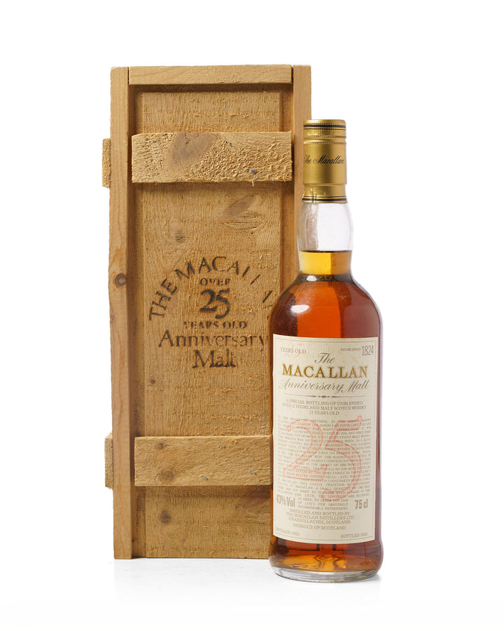The Macallan Anniversary Malt Vertical Collection – The Only Known Complete Set Of Every Release (19 bottles)