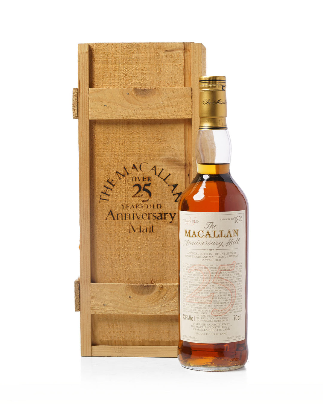 The Macallan Anniversary Malt Vertical Collection – The Only Known Complete Set Of Every Release (19 bottles)