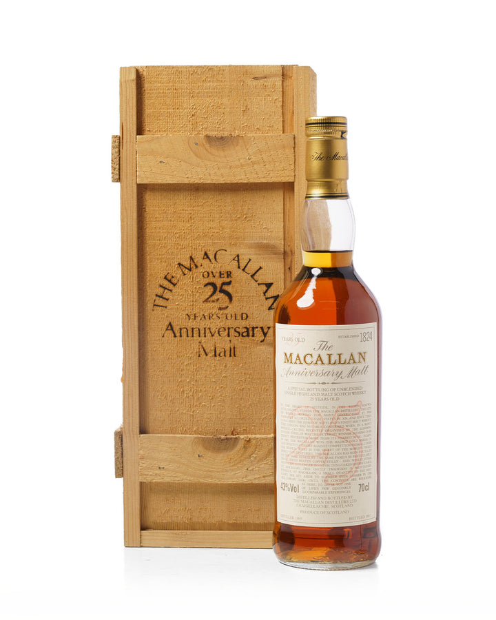 The Macallan Anniversary Malt Vertical Collection – The Only Known Complete Set Of Every Release (19 bottles)