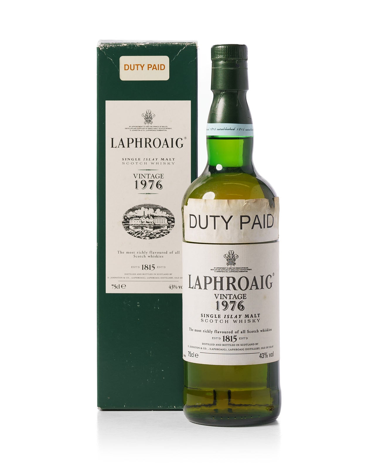 Laphroaig Vintage 1976 75cl With Original Box – Mark Littler