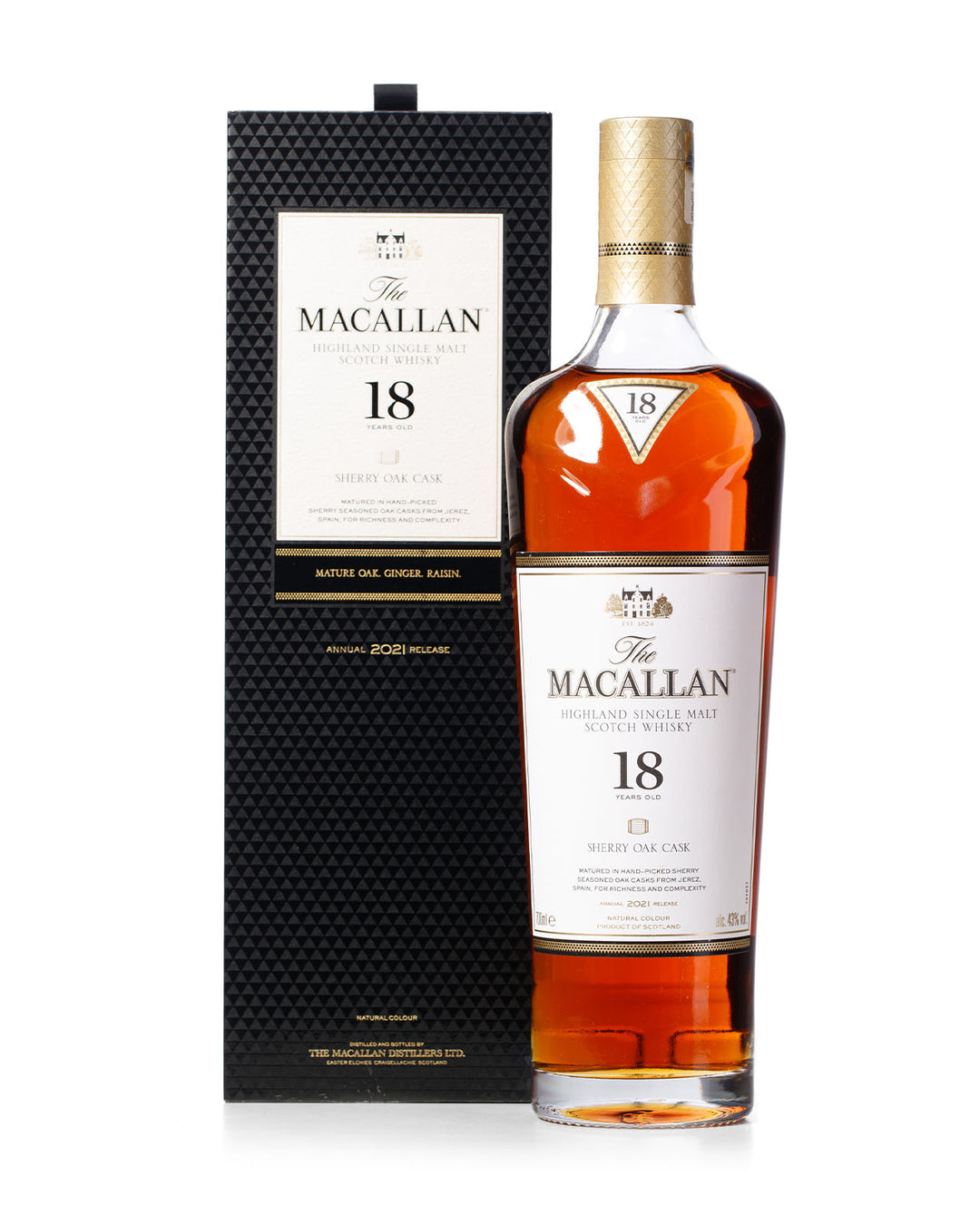 Macallan 18 Year Old Sherry Oak Four Bottle Set – 2020, 2021, 2022 and 2023 Releases