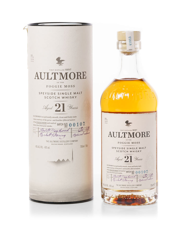 Aultmore 18 Year Old Foggie Moss Bottled 2021 With Original Tube