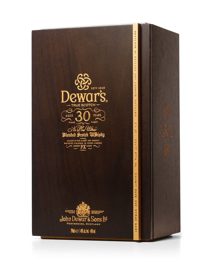 Dewar's 30 Year Old Bottled 2015 with Original Wood Box