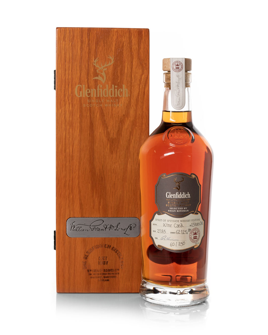 Glenfiddich 13 Year Old Wine Cask Bottled 2022 With Original Box