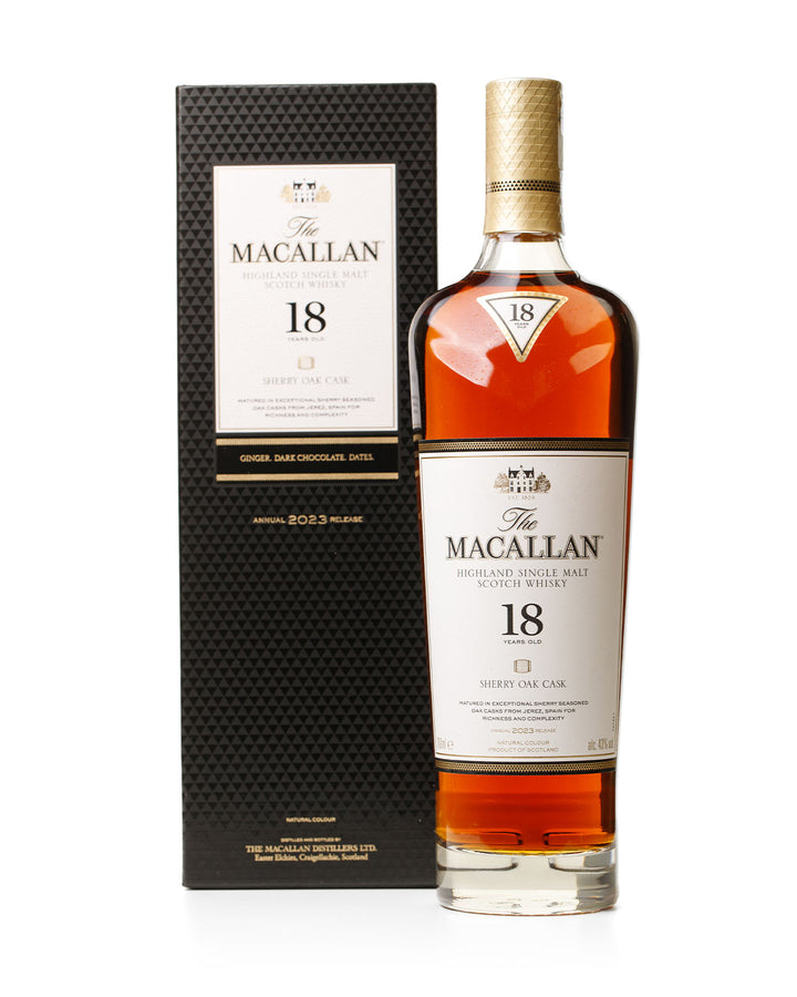 Macallan 18 Year Old 2023 Release With Original Box
