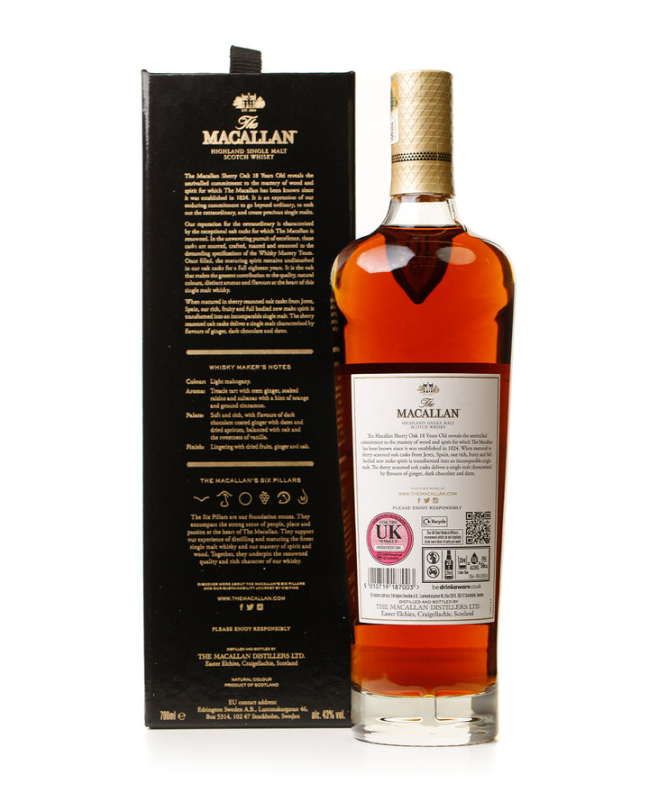 Macallan 18 Year Old 2023 Release With Original Box