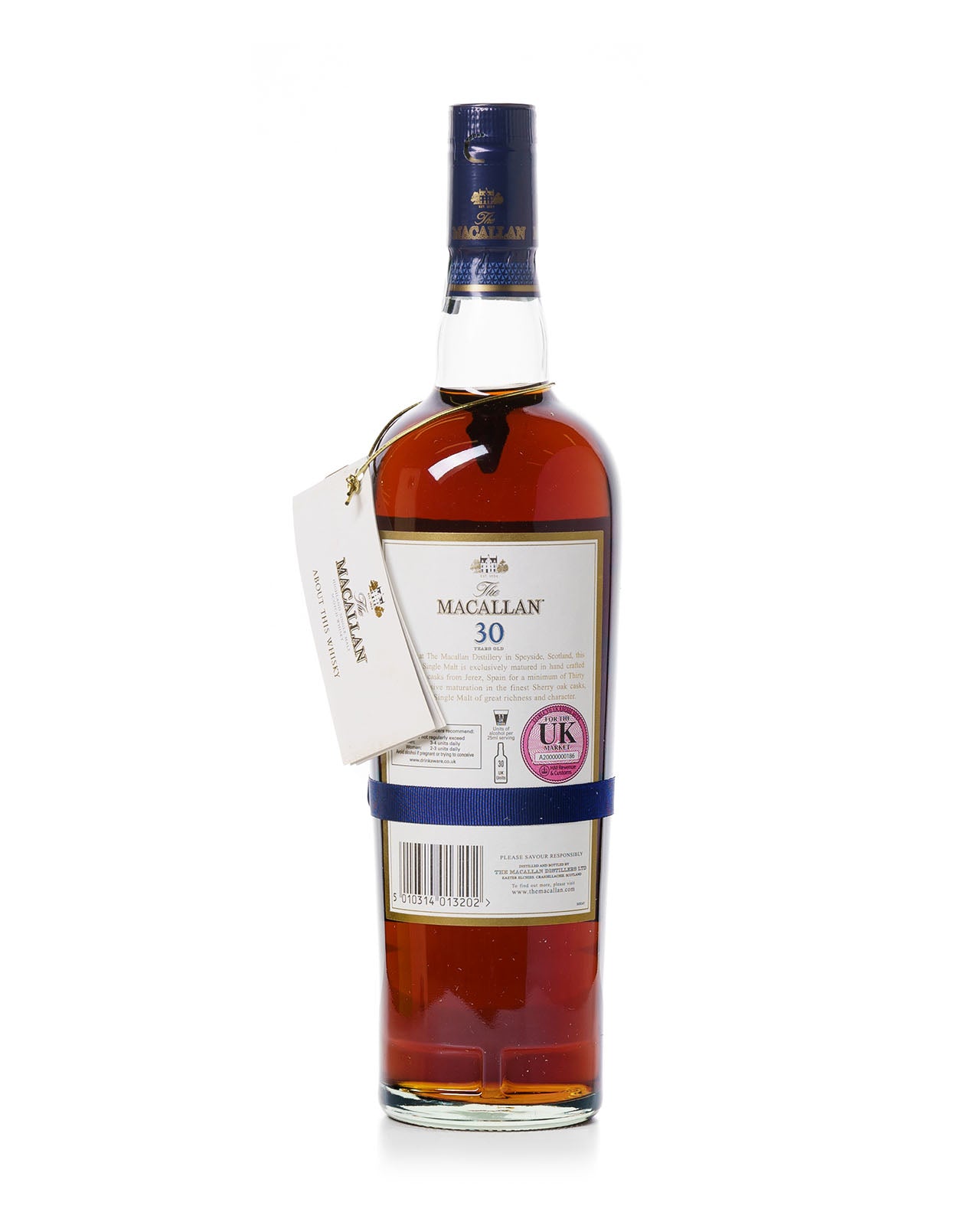 Macallan 30 Year Old Sherry Oak With Wooden Original Box – Mark