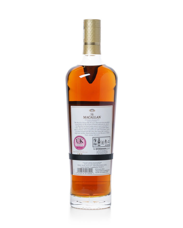 Macallan 30 Year Old 2022 Release With Wooden Original Box