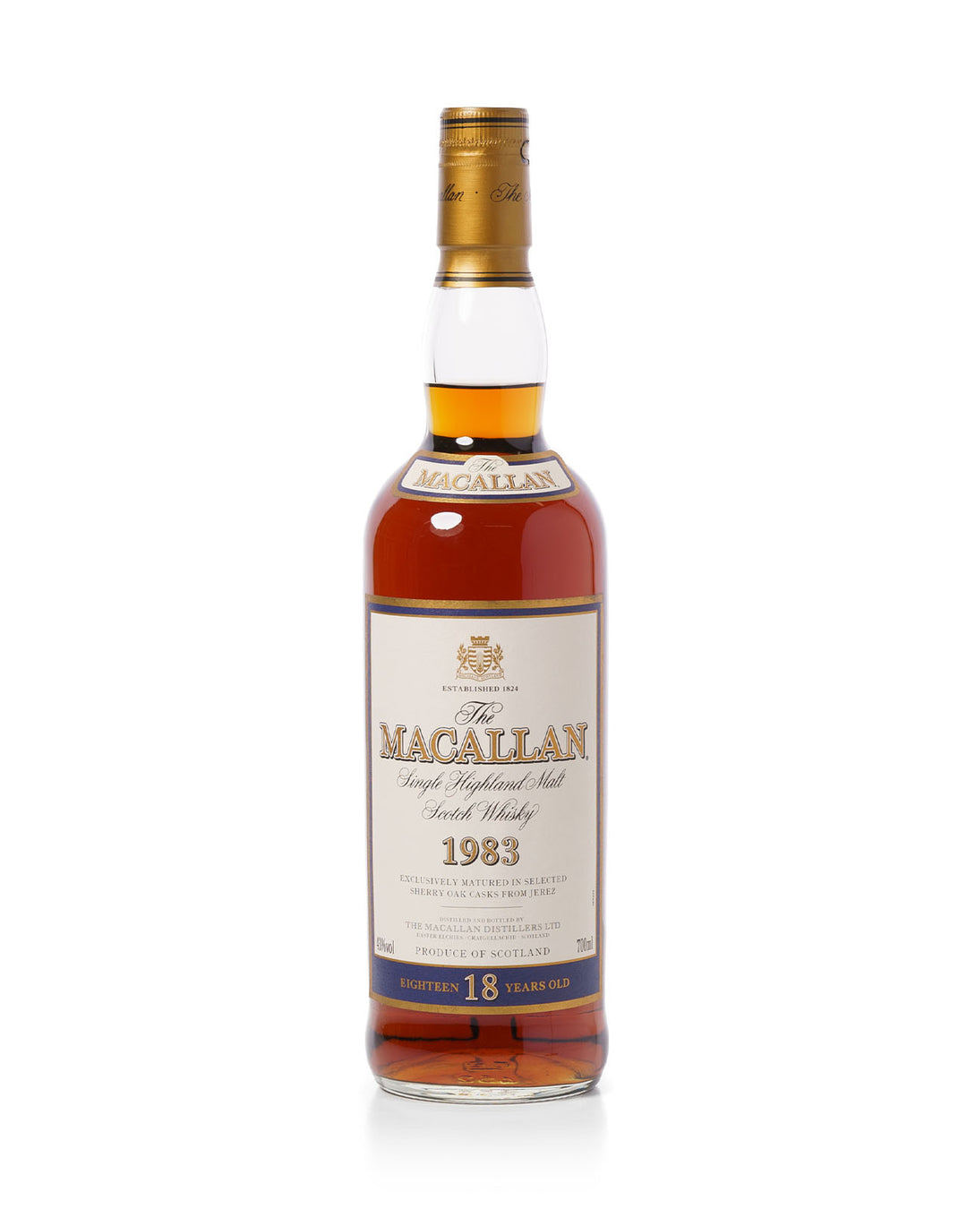 Macallan 1983 18 Year Old With Original Tube
