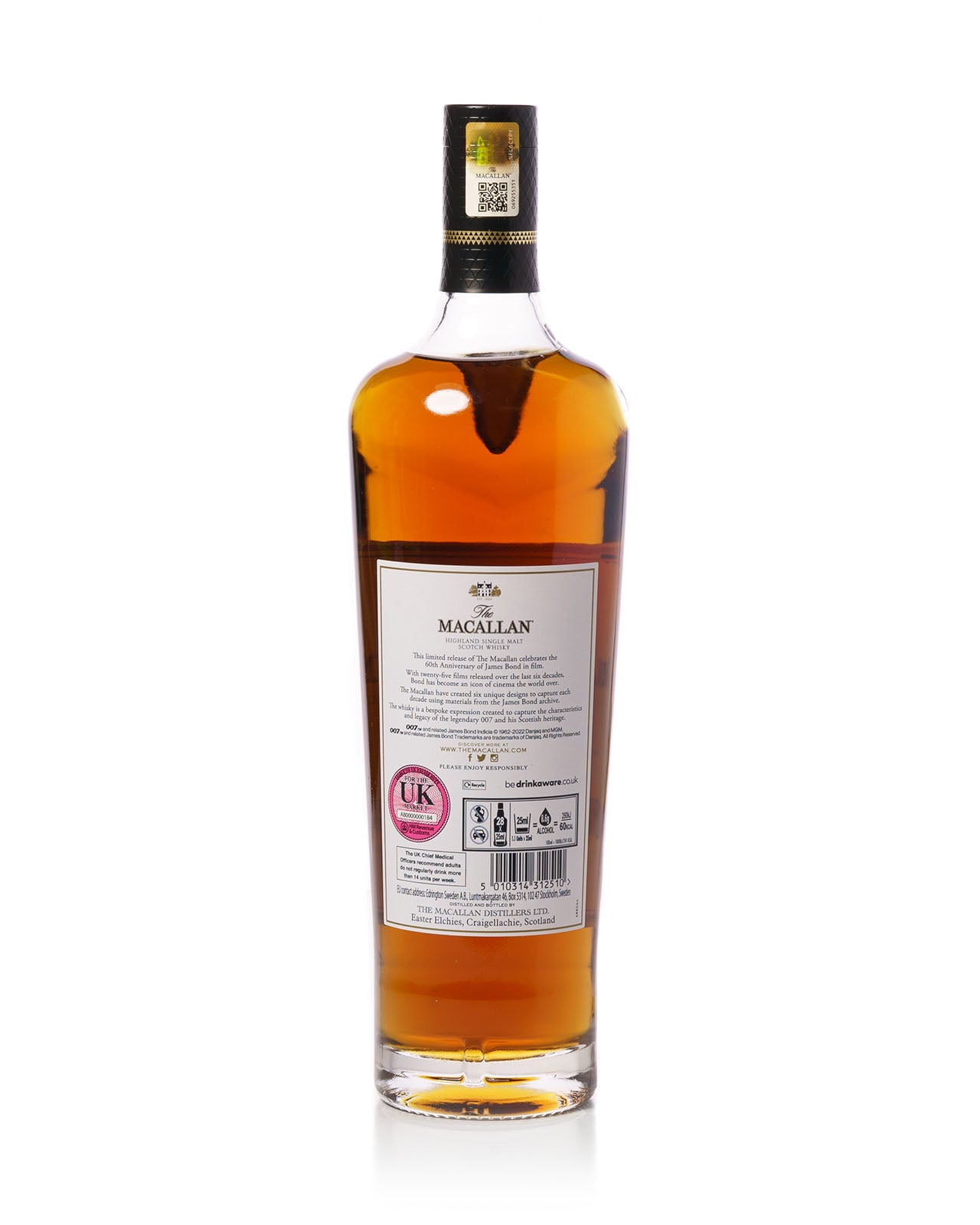 Macallan James Bond 60th Anniversary Release Decade VI With