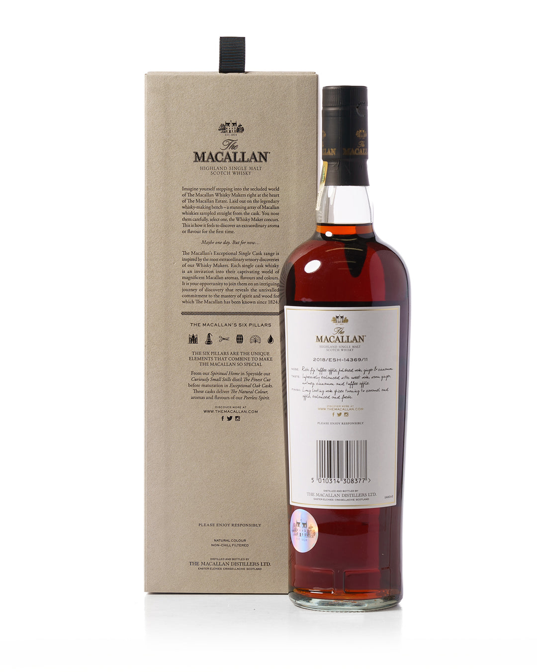 Macallan 1997 Exceptional Cask ESH-14369/11 Bottled 2018 With Original Box