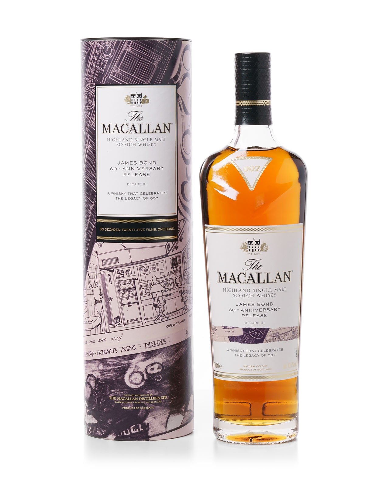 <日本未入荷品・抽選品>MACALLAN 60周年記念　007 DECADE6 日本未入荷品・抽選品>MACALLAN 60周年記念 007 DECADE6 最新