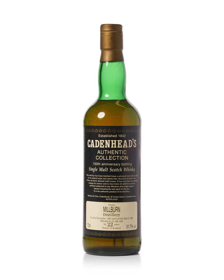Millburn 1969 22 Year Old Cadenhead's Authentic Collection Bottled 1992