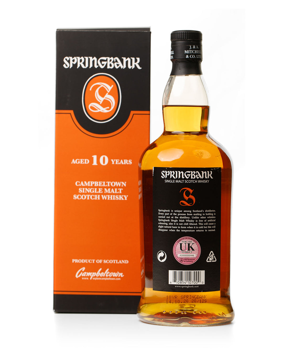 Springbank 10 Year Old 2020 Release With Original Box