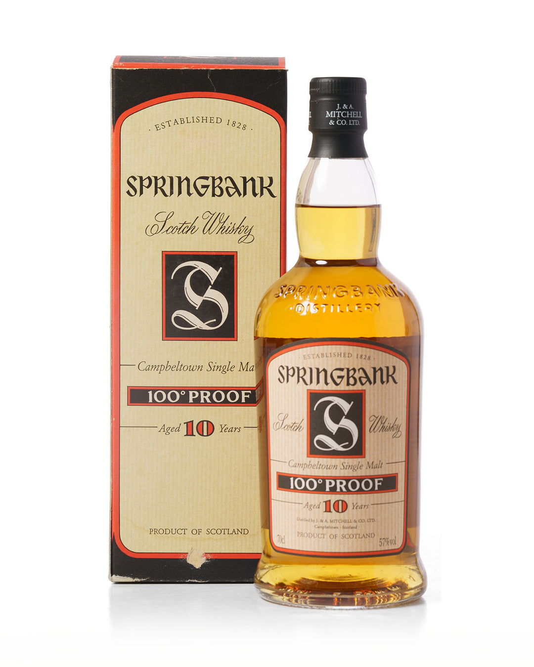 Springbank 10 Year Old 100 Proof With Original Box