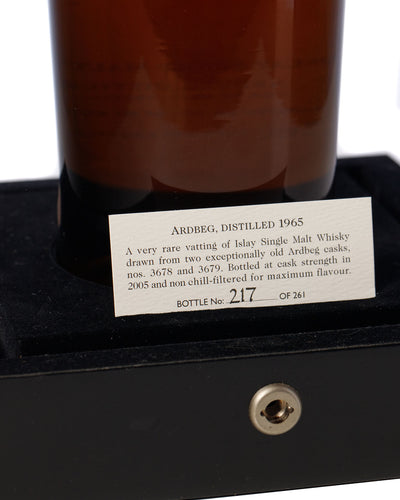 Ardbeg 1965 Casks #3678 & #3679 Bottled 2005 & Matching Miniature In Original Presentation Case