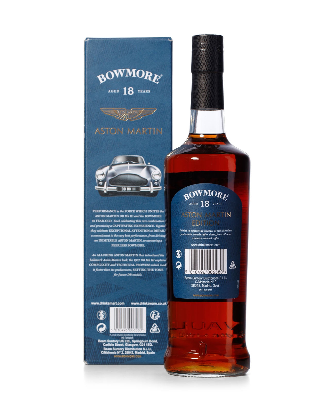 Bowmore Aston Martin 1-6 Vertical With Original Boxes – Mark