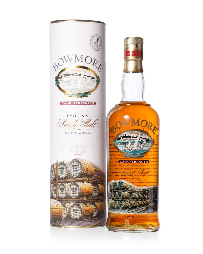 ウイスキー Bowmore Cask Strength Islay Single Malt Bowmore Cask Strength 56% ABV With Original Tube – Mark Littler