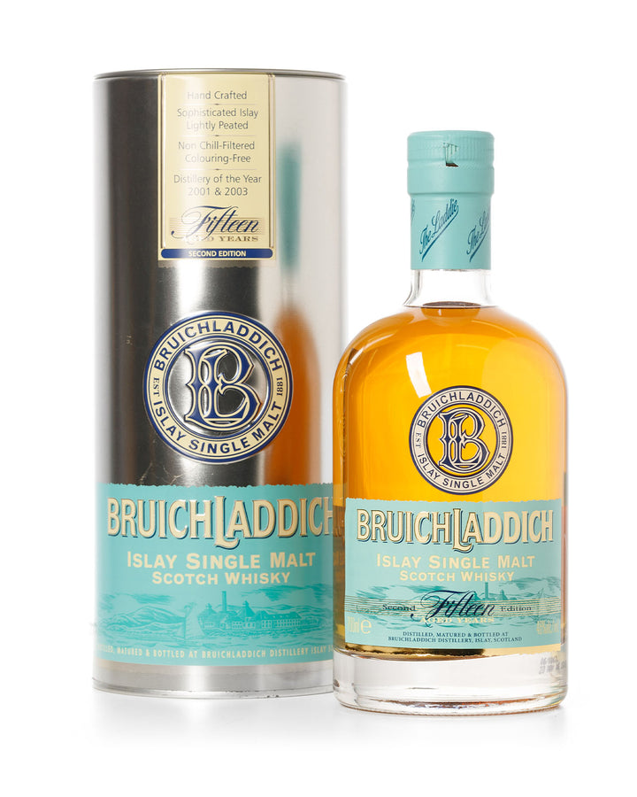 Bruichladdich 15 Year Old Second Edition With Original Metal Tube