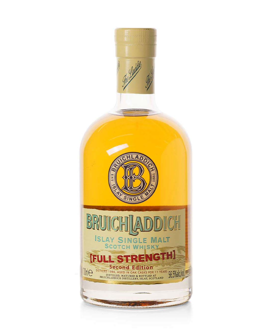 Bruichladdich 1994 11 Year Old Full Strength Second Edition Bottled 2006 With Original Tin