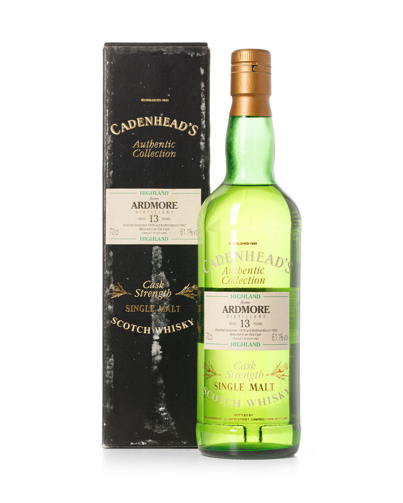 Ardmore 1978 13 Year Old Cadenheads Bottled 1992 With Original Box