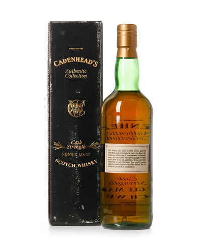 Bruichladdich 1976 17 Year Old Cadenhead's Authentic Collection Bottled 1994 With Original box