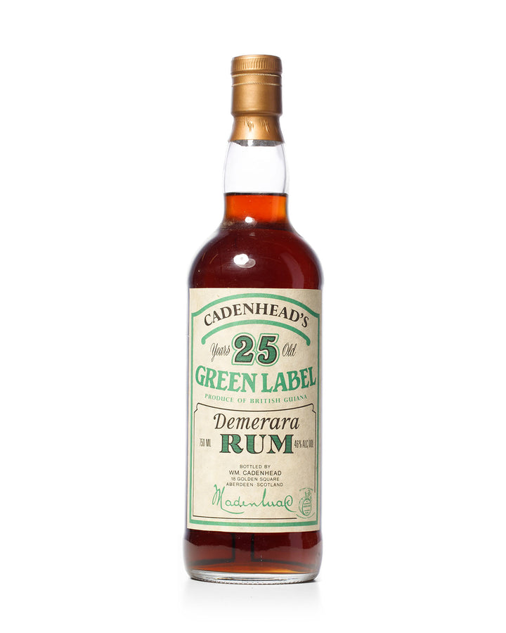 Cadenhead's 25 Year Old Green Label Demerara Rum