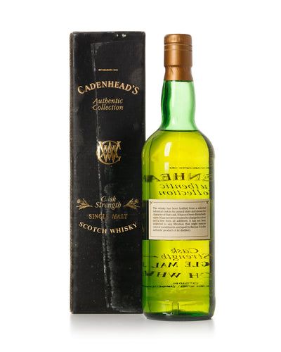 Lagavulin 1978 15 Year Old Cadenhead's Authentic Collection Bottled 1993 With Original Box