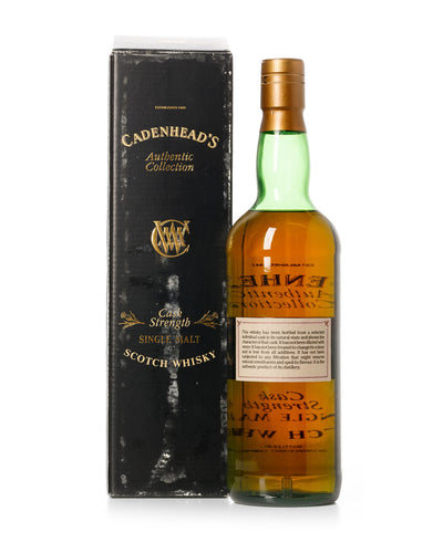 Pittyvaich-Glenlivet 1977 16 Year Old Cadenhead's Authentic Collection Bottled 1994 With Original Box