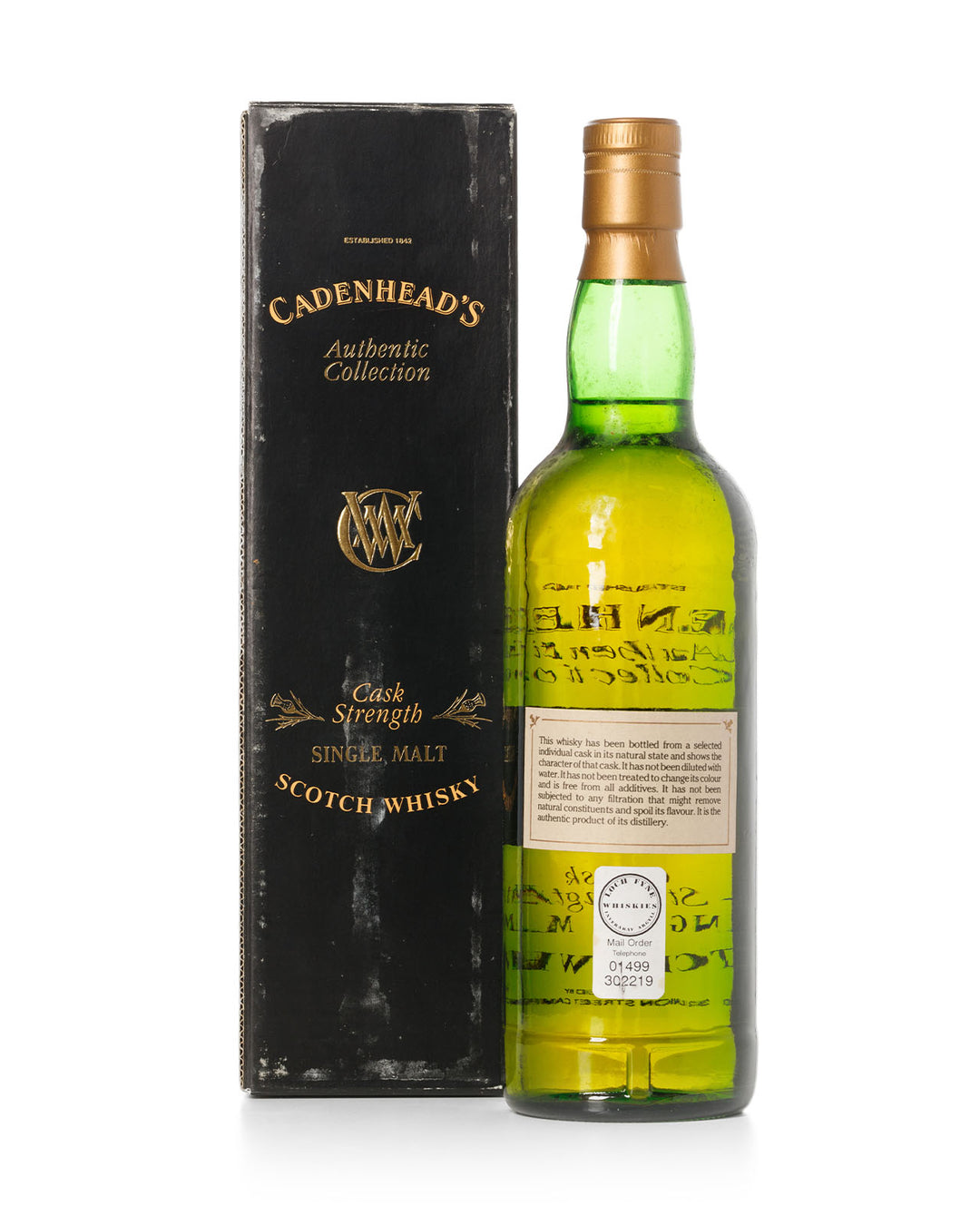 Tomatin 1976 18 Year Old Cadenheads Authentic Collection Bottled 1995 With Original Box
