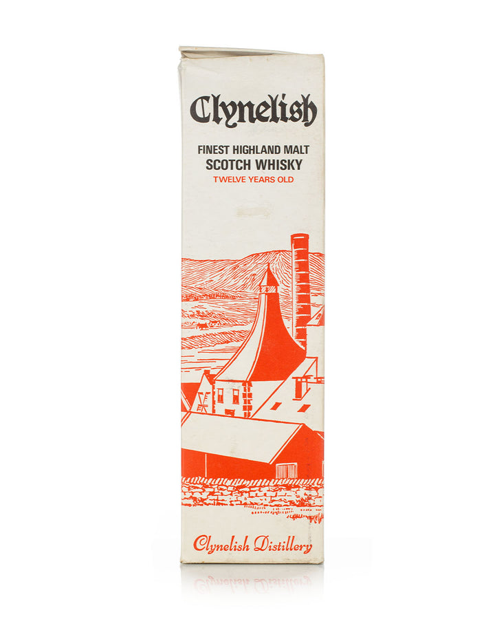 Clynelish 12 year old 70 proof Ainslie & Heilbrown box front