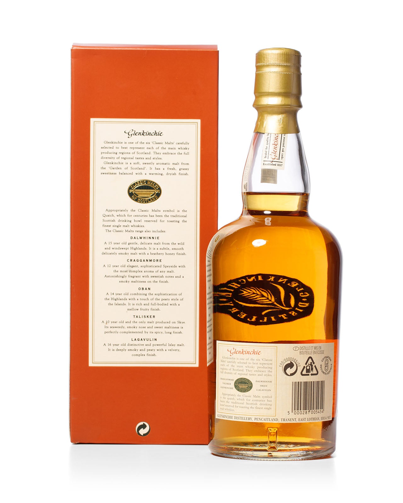 Glenkinchie 10 Year Old With Original Box – Mark Littler