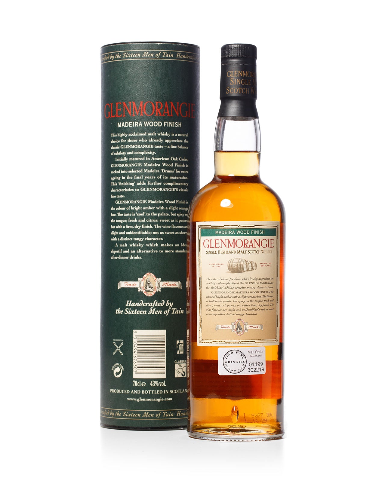Madeira Glenmorangie Wood Finish - Whisky Scotch 0 Single Malt