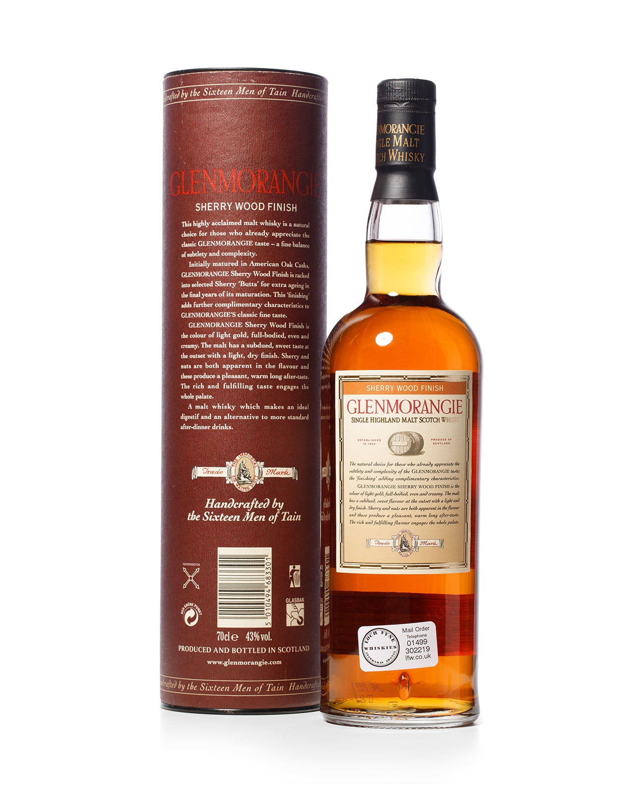 Glenmorangie Sherry Wood Finish With Original Tube – Mark Littler