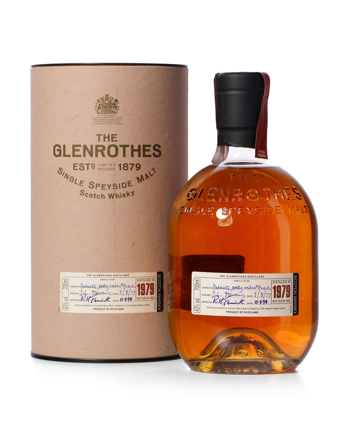 Glenrothes 1979 16 Year Old Bottled 1995 With Original Tube