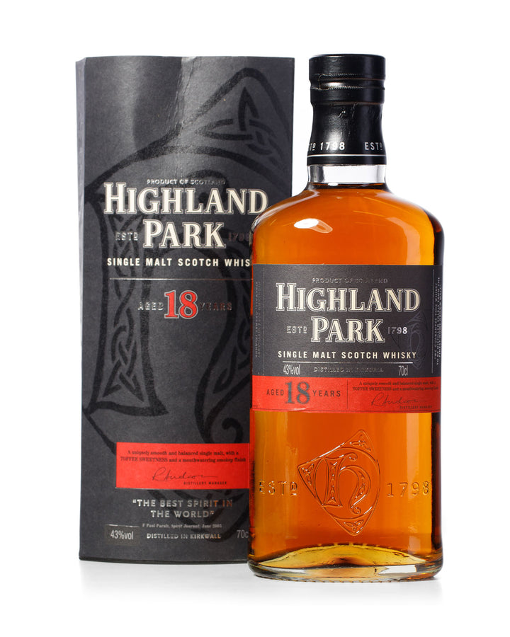 Highland Park 18 Year Old With Original Box