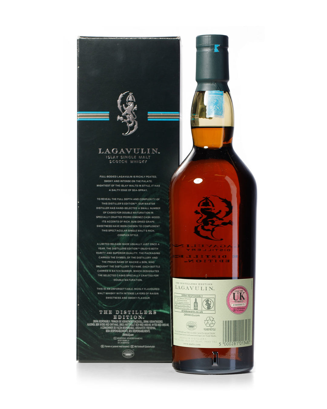Lagavulin 1998 Distillers Edition Bottled 2014 With Original Box