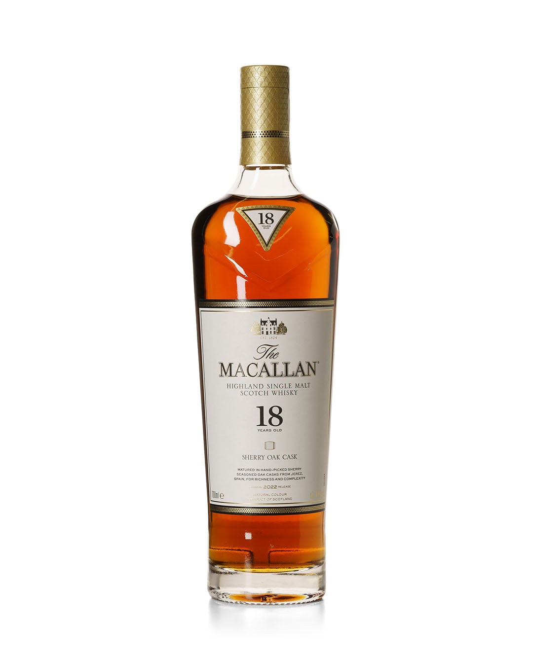 麦卡伦 18 年威士忌 2022 年发布